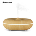 Nuevas ideas de productos 2018 Altavoz Bluetooth Music 400ml Acabado de madera Aroma Essential Oil Diffuser Unique Amazon Top Seller